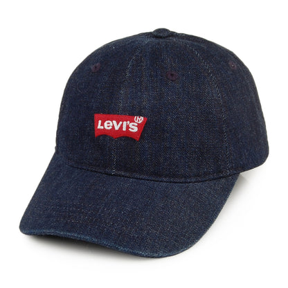Levi's Mid Batwing Denim Baseball Cap - Dunkelblau