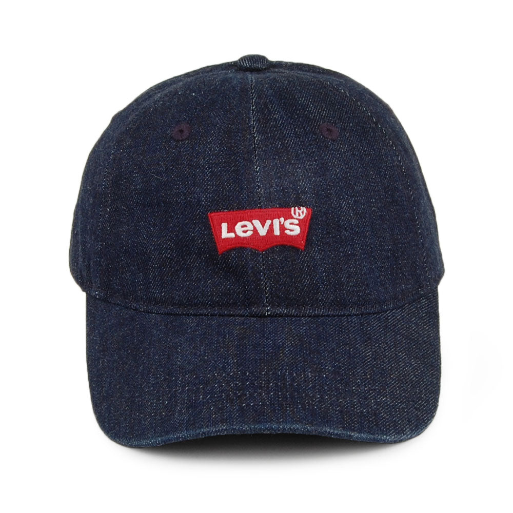 Levi's Mid Batwing Denim Baseball Cap - Dunkelblau