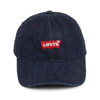 Levi's Mid Batwing Denim Baseball Cap - Dunkelblau