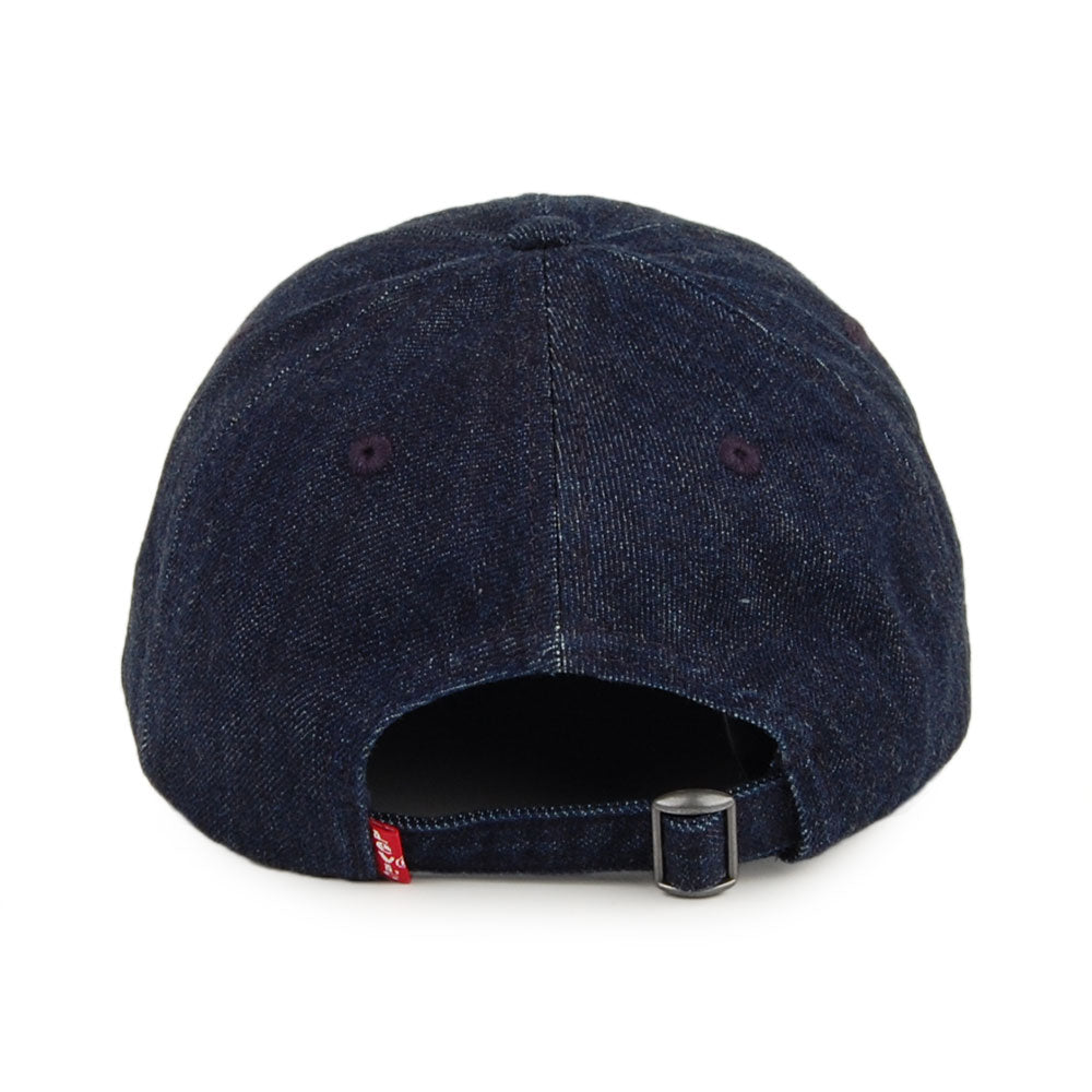 Levi's Mid Batwing Denim Baseball Cap - Dunkelblau
