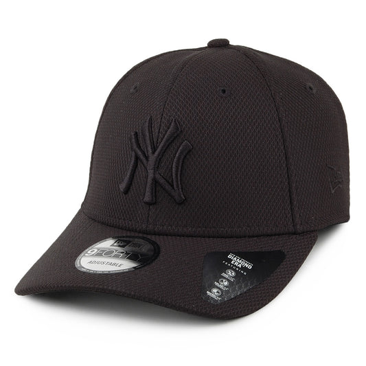 New Era 9FORTY New York Yankees Baseball Cap - MLB Diamond Era - Schwarz