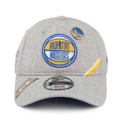 New Era Unisex 9TWENTY Golden State Warriors Baseball Cap - Meliertes Grau