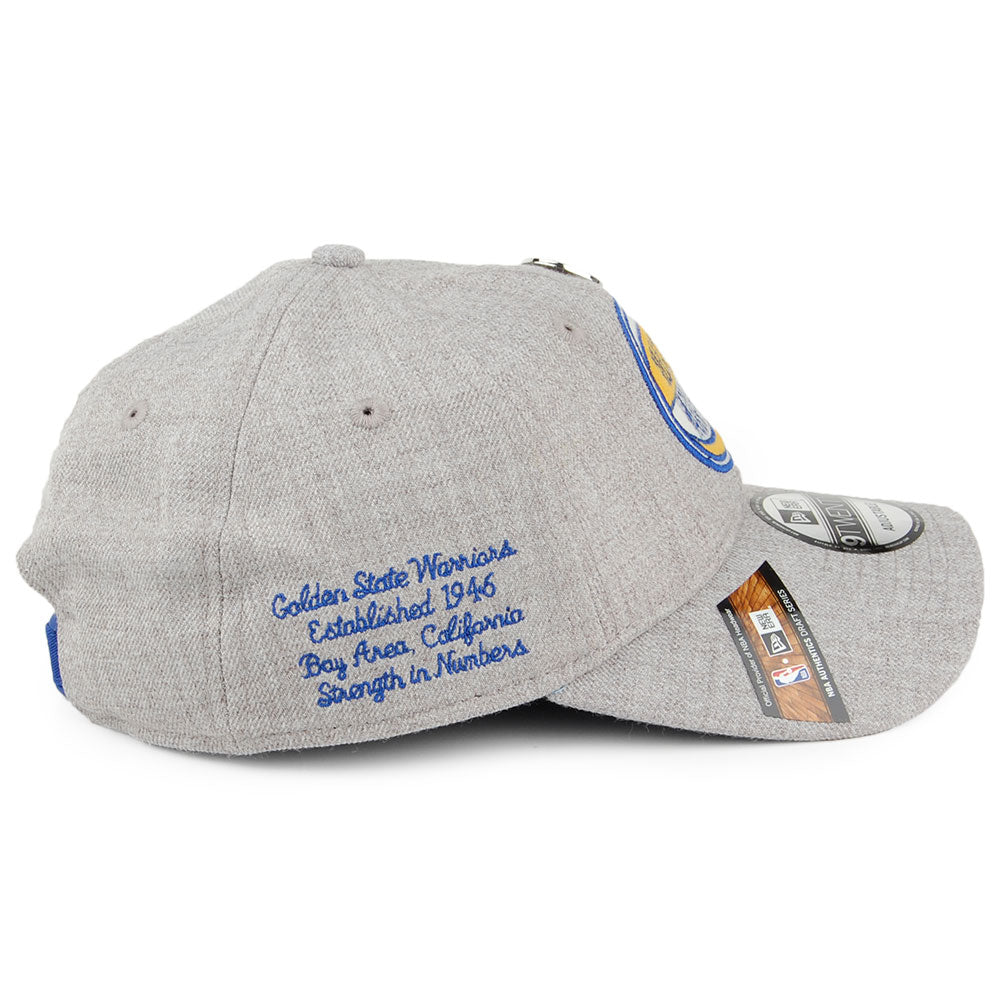 New Era Unisex 9TWENTY Golden State Warriors Baseball Cap - Meliertes Grau
