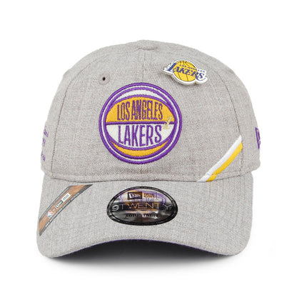 New Era Unisex 9TWENTY L.A. Lakers Baseball Cap - Meliertes Grau