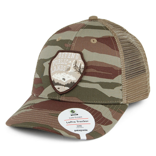 Patagonia Defend Public Lands LoPro Trucker Cap - Tarnfarben