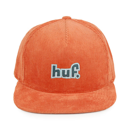 HUF 1993 Logo Snapback Cap - Verbranntes Orange