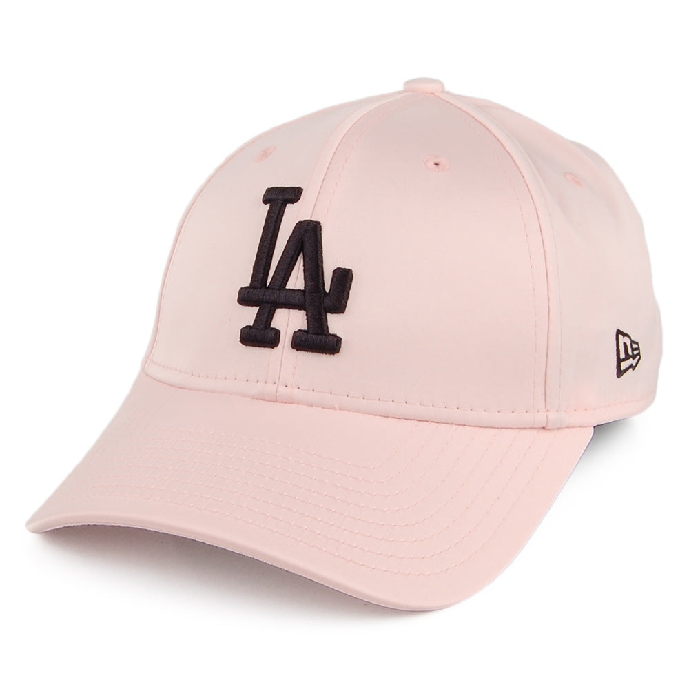 New Era Damen 9FORTY Satin L.A. Dodgers Baseball Cap - MLB - Pink-Schwarz