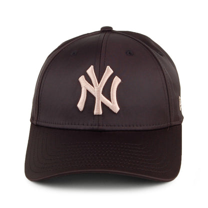 New Era Damen 9FORTY Satin New York Yankees Baseball Cap - MLB - Schwarz-Pink
