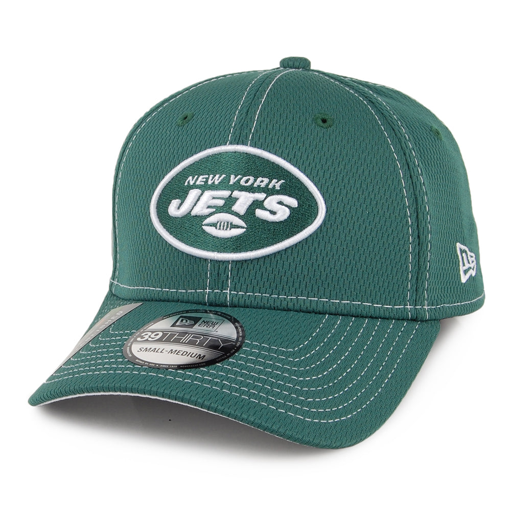 New Era 39THIRTY New York Jets Baseball Cap - NFL Onfield Road - Grün