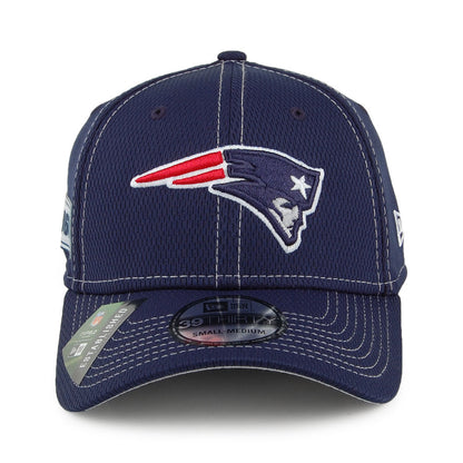 New Era 39THIRTY New England Patriots Baseball Cap - NFL Onfield Road - Marineblau