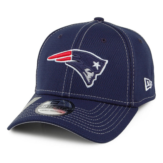 New Era 39THIRTY New England Patriots Baseball Cap - NFL Onfield Road - Marineblau