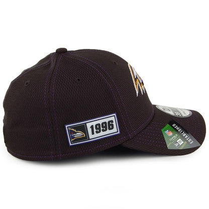 New Era 39THIRTY Baltimore Ravens Baseball Cap - NFL Onfield Road - Schwarz