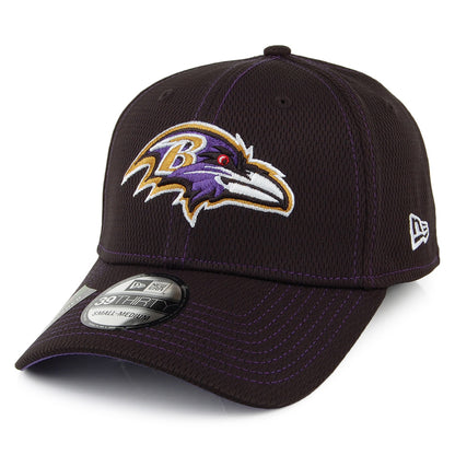 New Era 39THIRTY Baltimore Ravens Baseball Cap - NFL Onfield Road - Schwarz