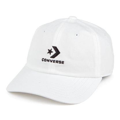 Converse Lock Up Baseball Cap aus Baumwolle - Weiß
