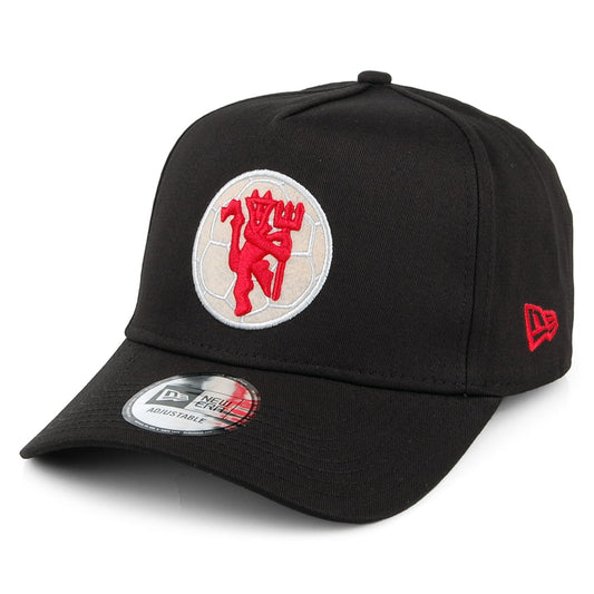 New Era 9FORTY A-Frame Manchester United Snapback Cap - Schwarz