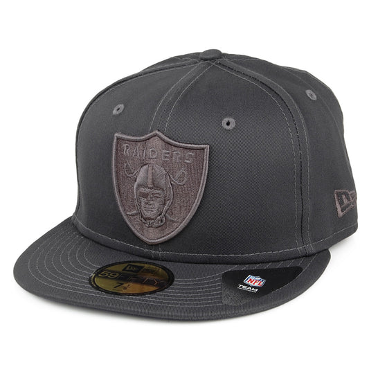 New Era 59FIFTY Las Vegas Raiders Baseball Cap - NFL Team Tonal - Dunkelgrau