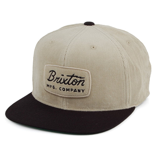 Brixton Jolt Snapback Cap - Cremefarben-Schwarz