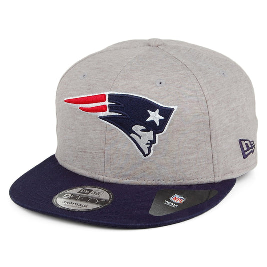 New Era 9FIFTY New England Patriots Snapback Cap - NFL Jersey Essential - Grau-Marineblau