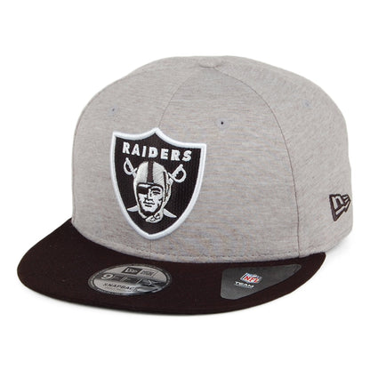 New Era 9FIFTY Oakland Raiders Snapback Cap - NFL Jersey Essential - Grau-Schwarz