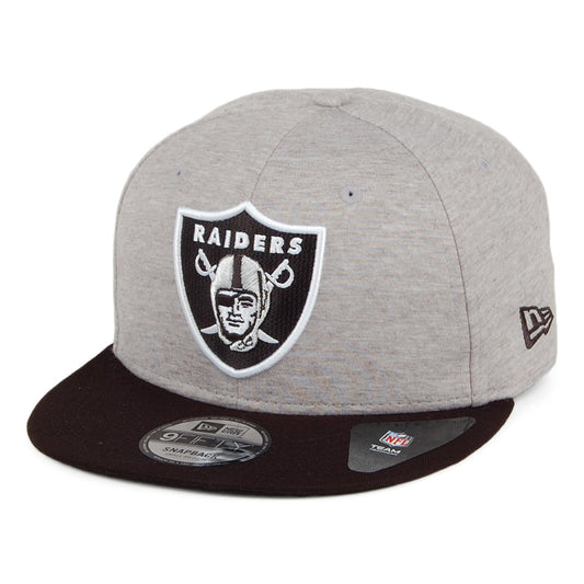 New Era 9FIFTY Oakland Raiders Snapback Cap - NFL Jersey Essential - Grau-Schwarz