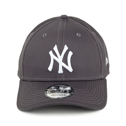 New Era 9FORTY New York Yankees Baseball Cap MLB League Essential - Graphitgrau