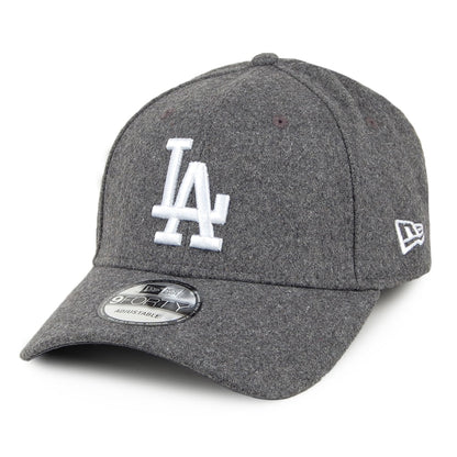 New Era 9FORTY L.A. Dodgers Baseball Cap - MLB Melton - Grau