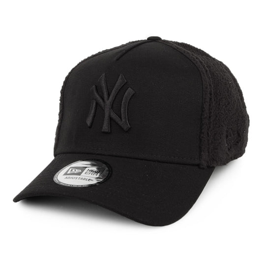 New Era New York Yankees Trucker Cap - MLB Sherpa - Schwarz