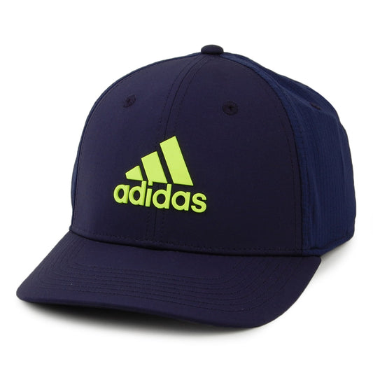 Adidas Golf Tour Fitted Baseball Cap - Marineblau-Gelb