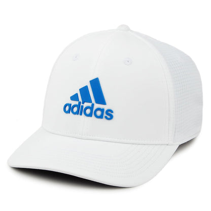 Adidas Golf Tour Fitted Baseball Cap - Weiß-Blau