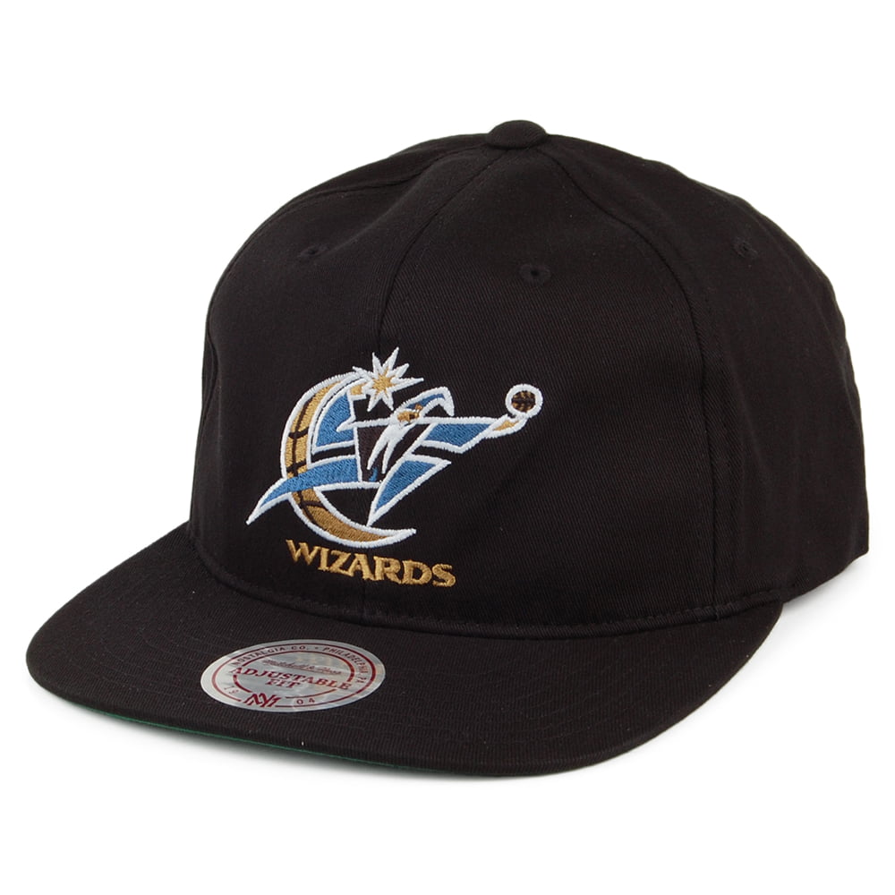 Mitchell & Ness Washington Wizards Snapback Cap - Team Logo Deadstock - Schwarz