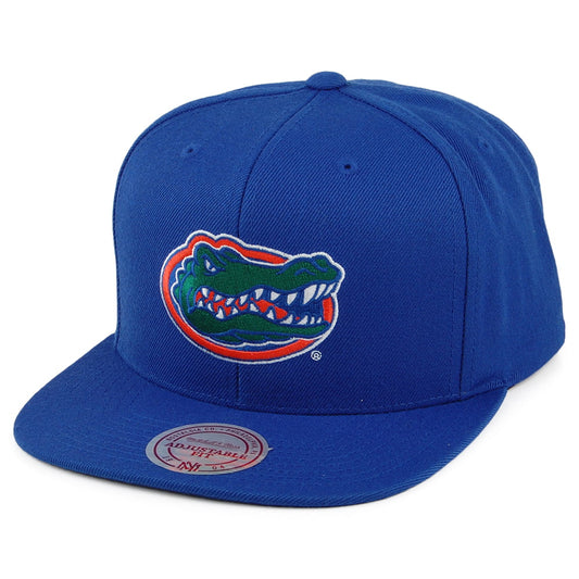 Mitchell & Ness Florida Gators Snapback Cap - Core Wool Solid - Blau