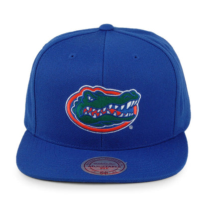 Mitchell & Ness Florida Gators Snapback Cap - Core Wool Solid - Blau