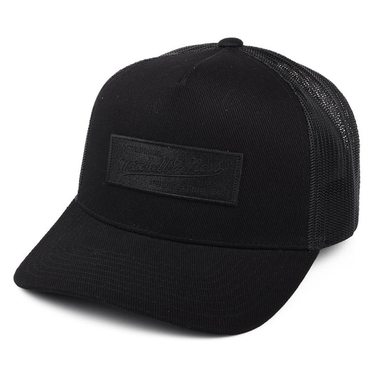 Mitchell & Ness Branded Box Logo Classic Trucker Cap - Schwarz