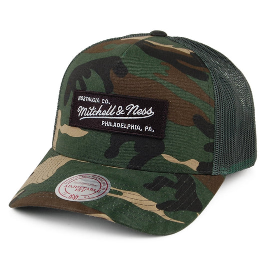 Mitchell & Ness Branded Box Logo Classic Trucker Cap - Tarnfarben