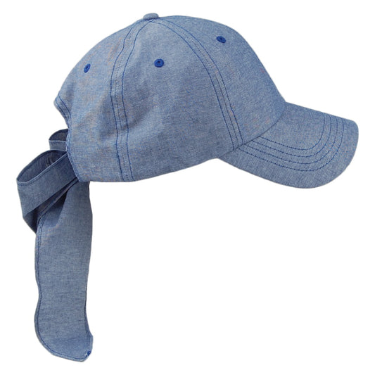 Betmar Astrid Bow Baseball Cap - Denim