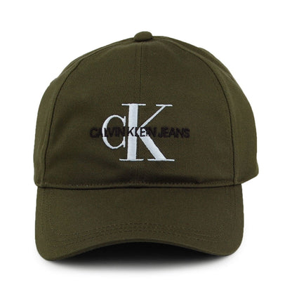 Calvin Klein Jeans Monogram Baseball Cap - Olivgrün