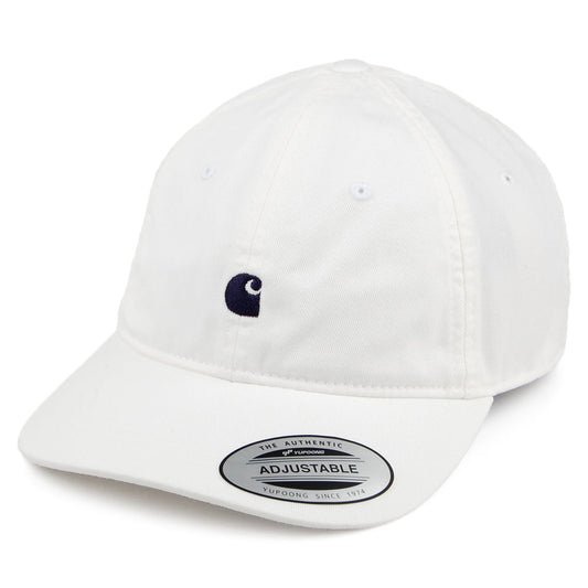 Carhartt WIP Madison Logo Baseball Cap - Weiß-Marineblau