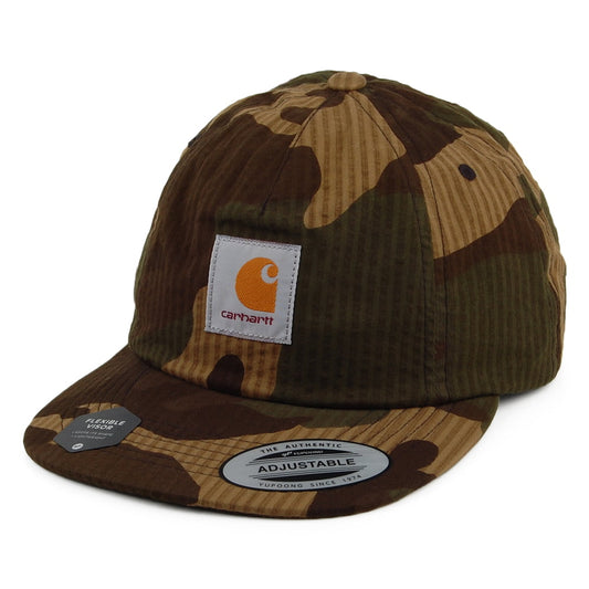 Carhartt WIP Southfield Seersucker Strapback Cap aus Baumwolle - Tarnfarben