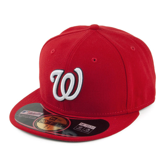 New Era 59FIFTY Washington Nationals Baseball Cap - On Field Classic - Rot