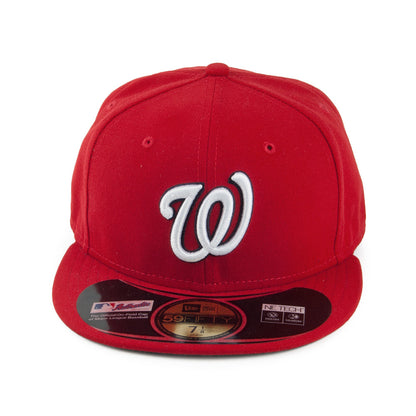 New Era 59FIFTY Washington Nationals Baseball Cap - On Field Classic - Rot