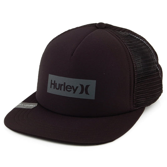Hurley One & Only Square Trucker Cap - Schwarz