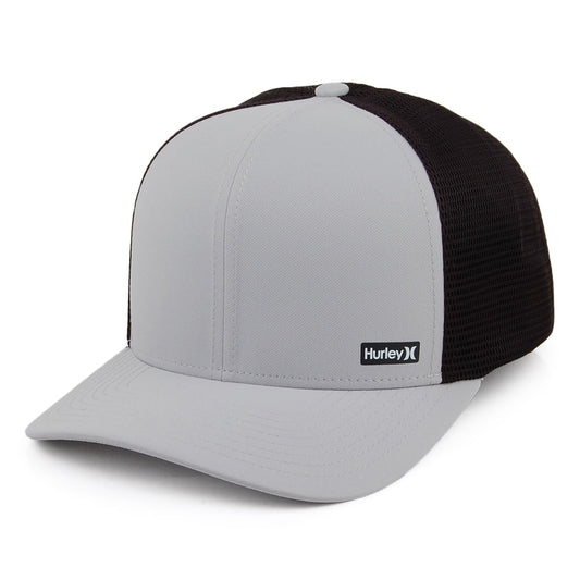 Hurley League II Flexfit Trucker Cap - Grau-Schwarz