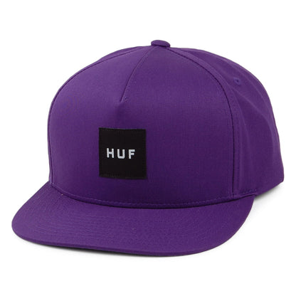 HUF Box Logo Snapback Cap - Lila