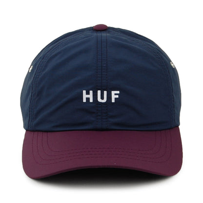 HUF Standard Contrast Curved Visor Baseball Cap - Marineblau