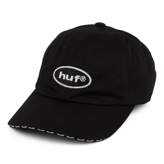 HUF Ellis Curved Visor Baseball Cap - Schwarz