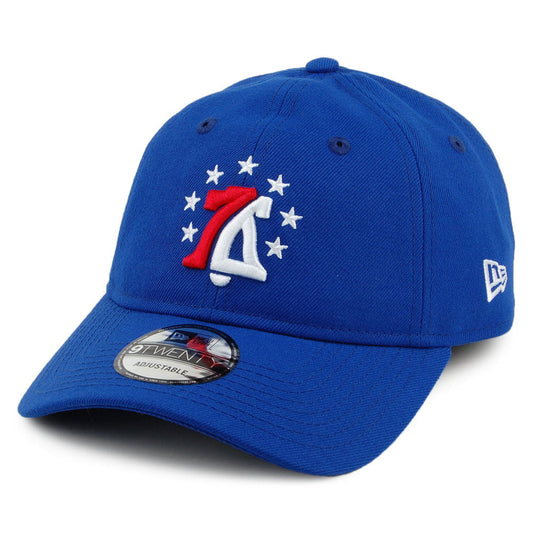 New Era 9TWENTY Philadelphia 76ers Baseball Cap - NBA 2K - Blau