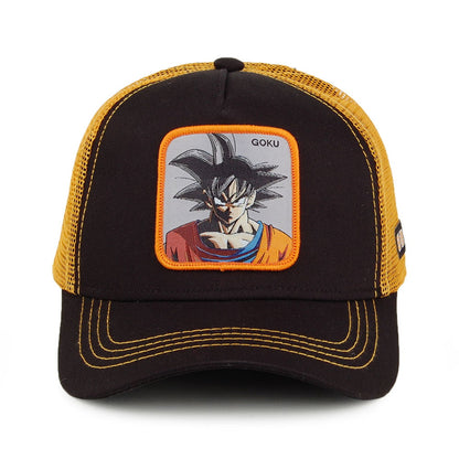 Capslab Dragon Ball Z Trucker Cap - Goku - Schwarz-Gelb