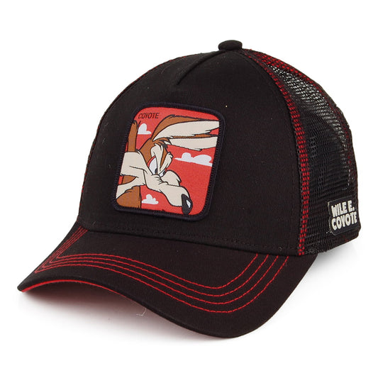 Capslab Wile E. Coyote Trucker Cap - Looney Tunes - Schwarz