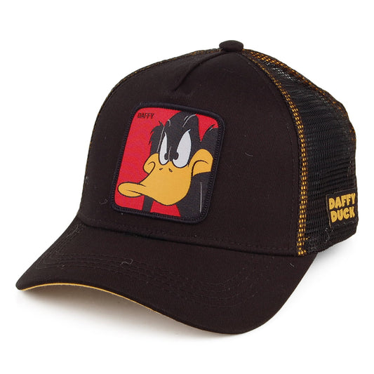Capslab Daffy Duck Trucker Cap - Looney Tunes - Grau-Schwarz