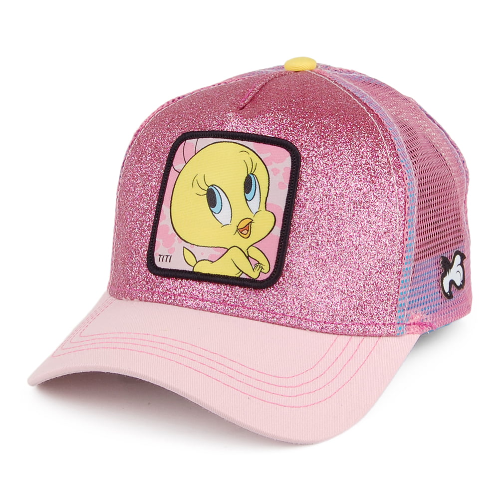 Capslab Tweety Trucker Cap - Looney Tunes - Pink-Blau